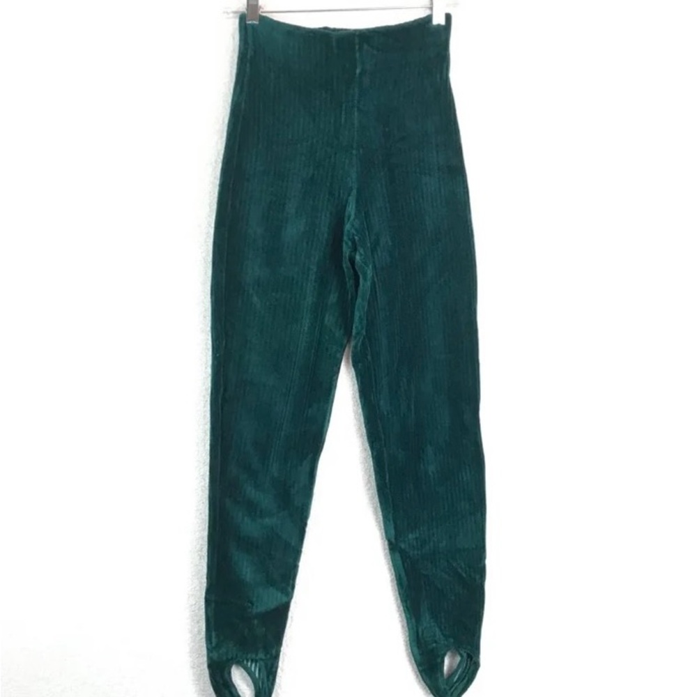 1980s Vintage Velour Ski Pants